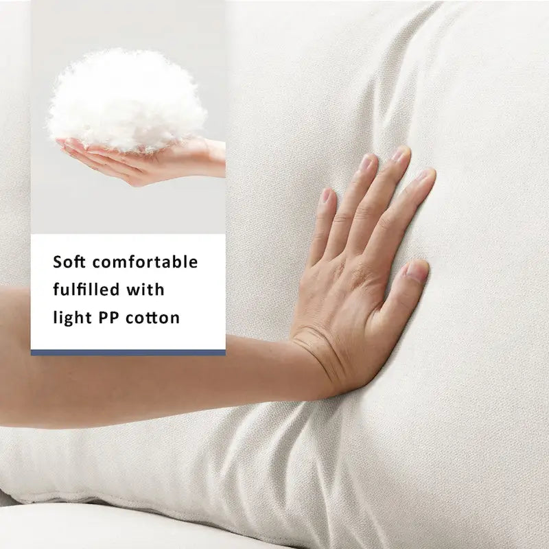 Canapé d'angle en L 101 avec pouf et ressorts ensachés