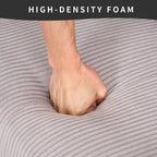 Divano Sezionale a L in Velluto a Coste da 101,6 cm con Chaise Longue e 4 Cuscini