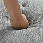Divano letto modulare a L in ciniglia da 112,2" con design a combinazione libera e senza necessità di montaggio