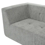 Divano letto modulare a L in ciniglia da 112,2" con design a combinazione libera e senza necessità di montaggio