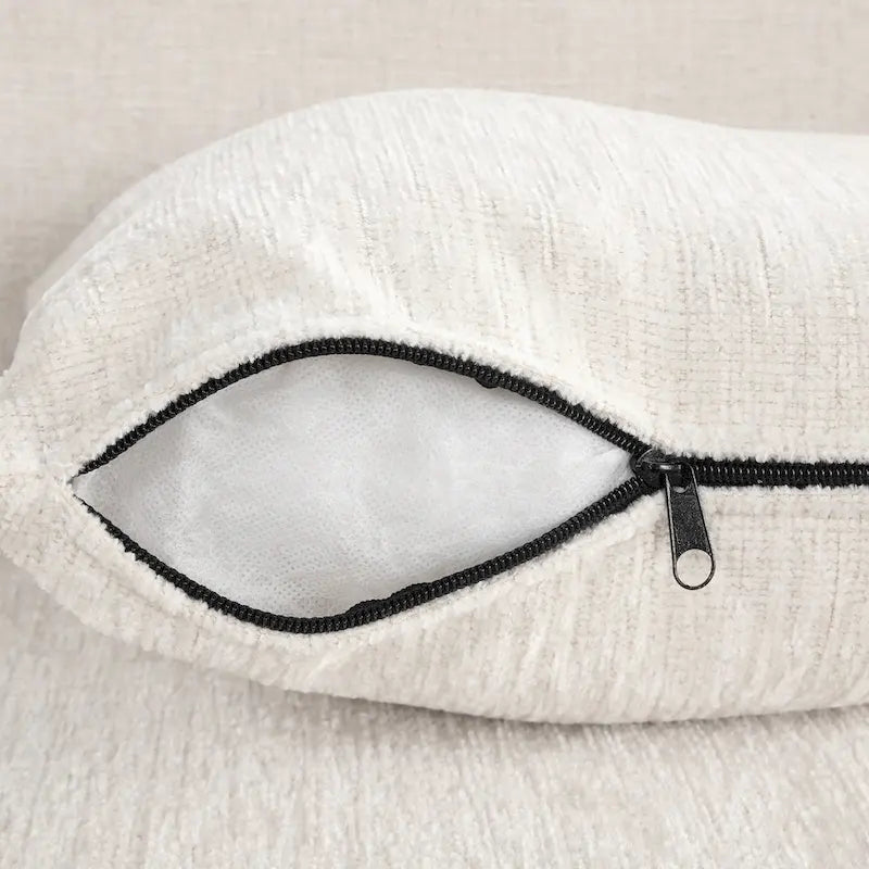 108.6 Divano Sezionale a U in Ciniglia con Funzione Letto, Porte USB, Chaise Longue Contenitore e 3 Cuscini Schienale