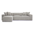 Divano modulare Mindy Chenille Basketweave - 115,3L x 70P x 28,2A