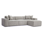 Divano modulare Mindy Chenille Basketweave - 115,3L x 70P x 28,2A