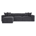Divano modulare Mindy Chenille Basketweave - 115,3L x 70P x 28,2A