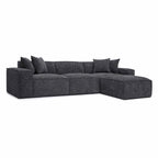 Divano modulare Mindy Chenille Basketweave - 115,3L x 70P x 28,2A