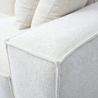 Divano modulare Mindy Chenille Basketweave - 115,3L x 70P x 28,2A