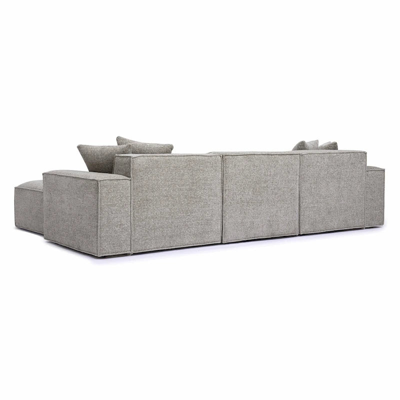 Divano modulare Mindy Chenille Basketweave - 115,3L x 70P x 28,2A