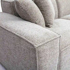 Divano modulare Mindy Chenille Basketweave - 115,3L x 70P x 28,2A
