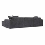 Divano modulare Mindy Chenille Basketweave - 115,3L x 70P x 28,2A