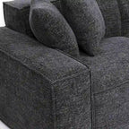 Divano modulare Mindy Chenille Basketweave - 115,3L x 70P x 28,2A