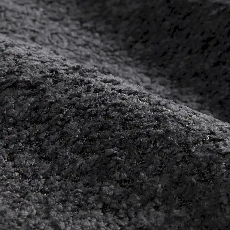 100 divani a L in tessuto bouclé con pouf mobile