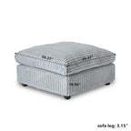 Divano componibile modulare da 157.48 pollici, divano letto moderno a seduta profonda per soggiorno