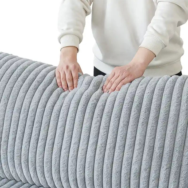 Divano componibile modulare da 157.48 pollici, divano letto moderno a seduta profonda per soggiorno