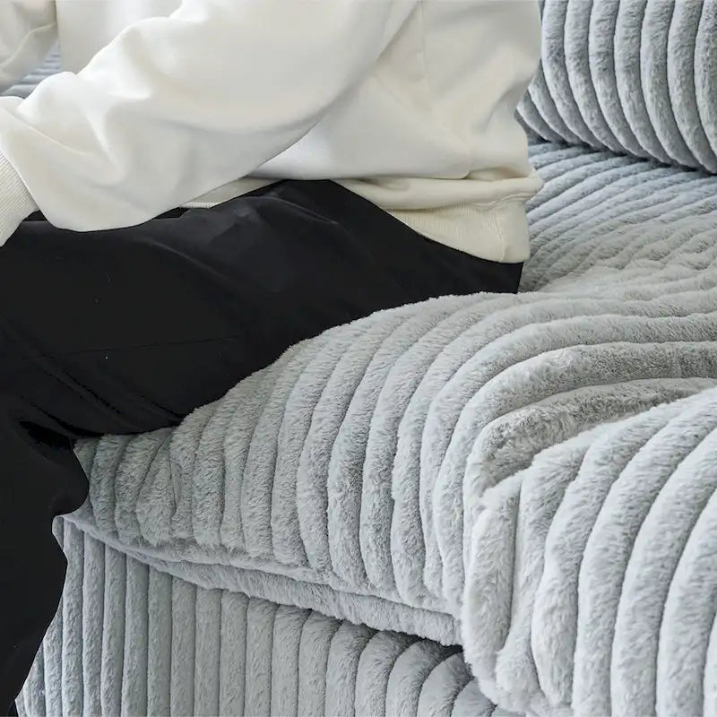 Divano componibile modulare da 157.48 pollici, divano letto moderno a seduta profonda per soggiorno