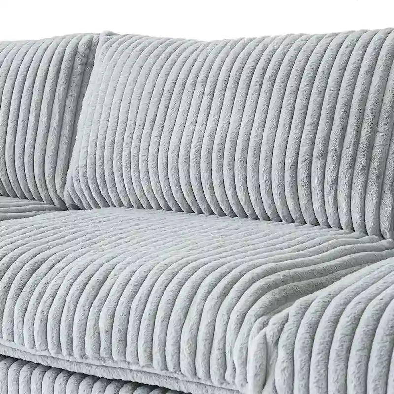 Divano componibile modulare da 157.48 pollici, divano letto moderno a seduta profonda per soggiorno