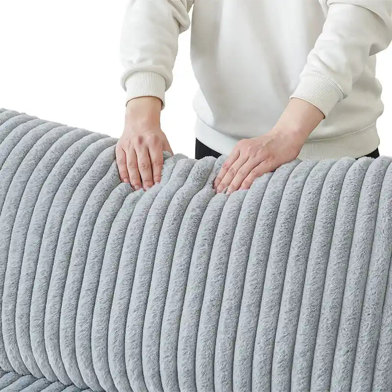 78,74 Divani Sezionali Modulari, Divano Letto Morbido e Profondo con Rivestimenti Removibili
