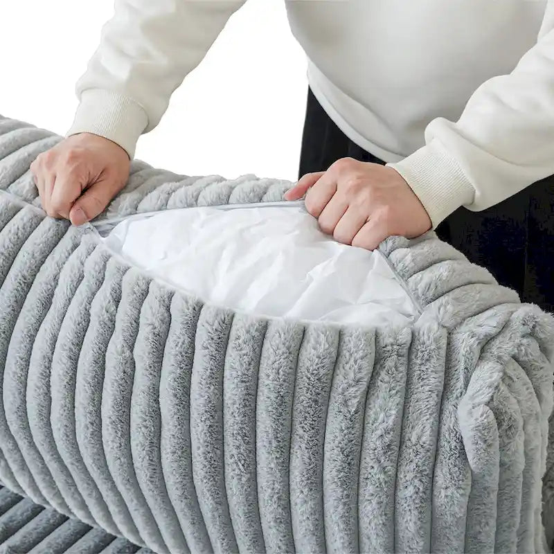 78,74 Divani Sezionali Modulari, Divano Letto Morbido e Profondo con Rivestimenti Removibili