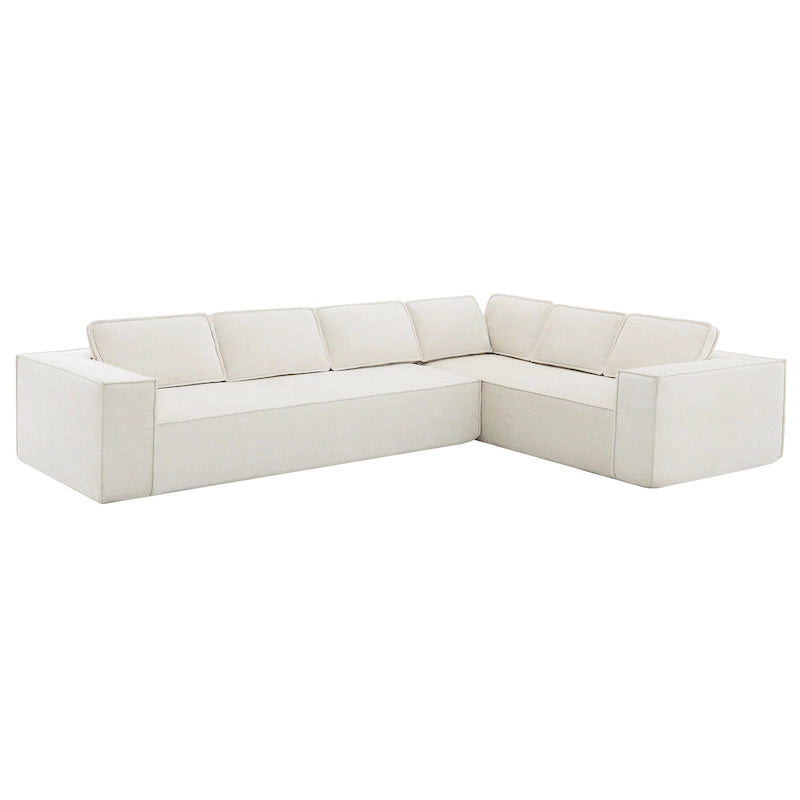 Ensemble de canapé d'angle moderne en nuage, ensemble de canapés modulaires en chenille
