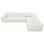 Ensemble de canapé d'angle moderne en nuage, ensemble de canapés modulaires en chenille