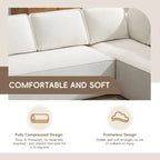 Ensemble de canapé d'angle moderne en nuage, ensemble de canapés modulaires en chenille