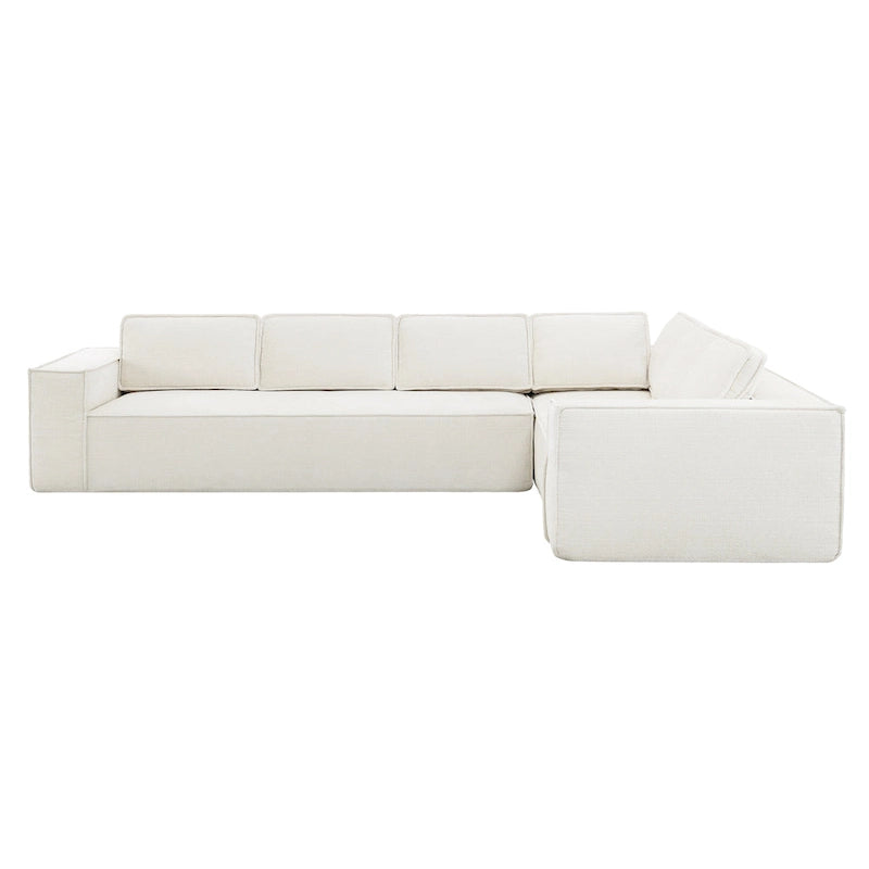 Ensemble de canapé d'angle moderne en nuage, ensemble de canapés modulaires en chenille