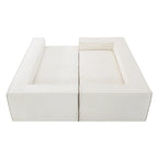 Ensemble de canapé d'angle moderne en nuage, ensemble de canapés modulaires en chenille