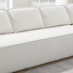 Ensemble de canapé d'angle moderne en nuage, ensemble de canapés modulaires en chenille