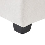 Canapé modulable en U, 6 places, en chenille, avec assise profonde