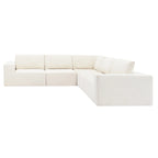 Canapé modulable 147, canapé d'angle avec assise large, combinaison libre