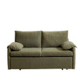 Divano Loveseat da 164 cm con Letto Estraibile, Divano Letto Convertibile in Velluto a Coste