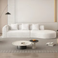 123.2 Sofa Sectionnel 4 Places Cloud en Velours Côtelé
