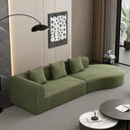 123.2 Sofa Sectionnel 4 Places Cloud en Velours Côtelé
