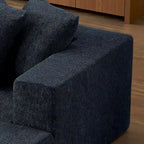 105.2 Canapé d'angle modulaire en forme de L en chenille Cloud, 2 pièces, combinaison libre