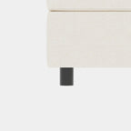 Divano modulare 8 posti trasformabile beige 129 con contenitore