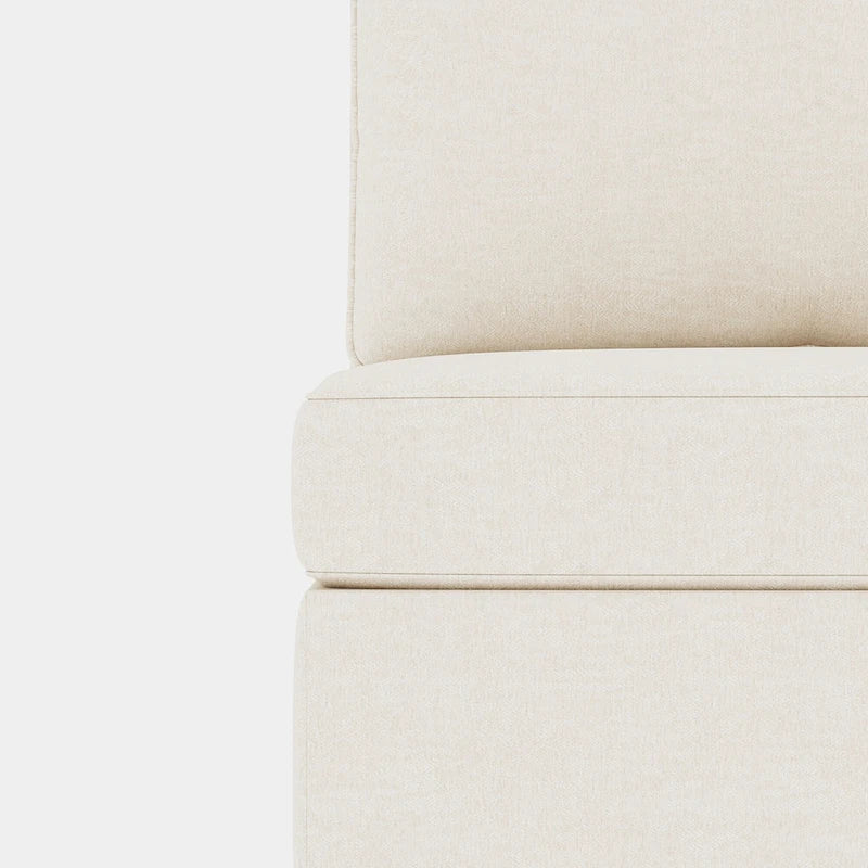 Divano modulare 8 posti trasformabile beige 129 con contenitore