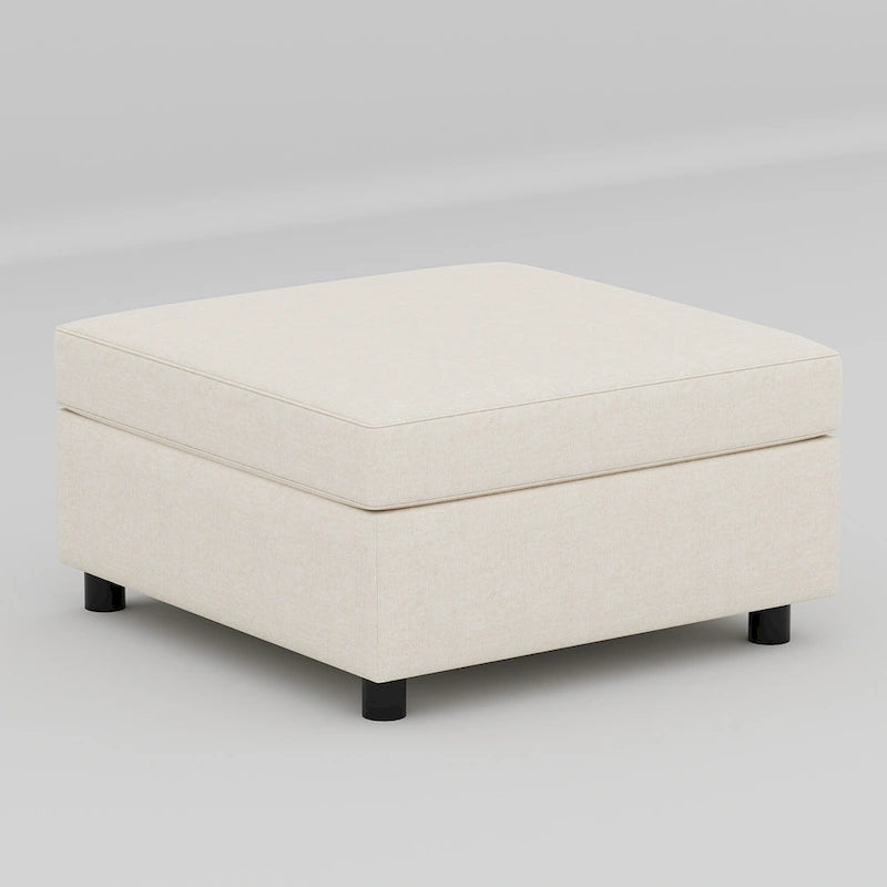 Divano modulare 8 posti trasformabile beige 129 con contenitore