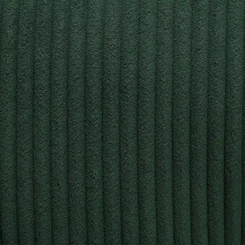 Canapé modulable en velours doux vert 81,1 L, 3 places, avec méridienne réversible et rangement, convertible pour salon