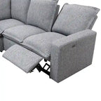 Divano a L 5 posti con recliner 89.76