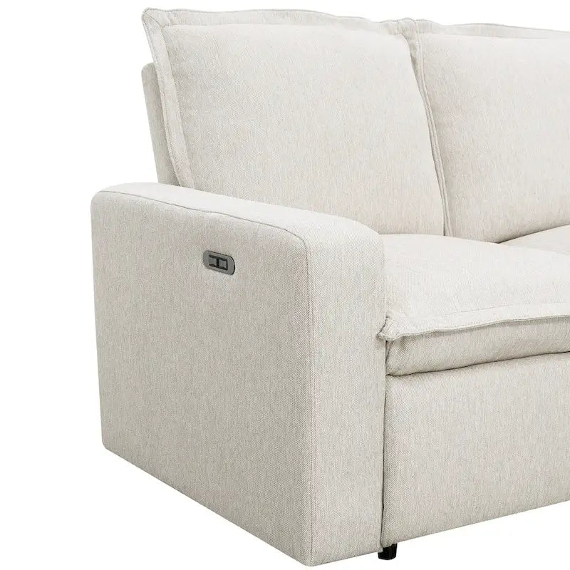 Divano a L 5 posti con recliner 89.76