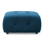 Canapé d'angle modulable 4 places Blue 93 avec pouf réversible