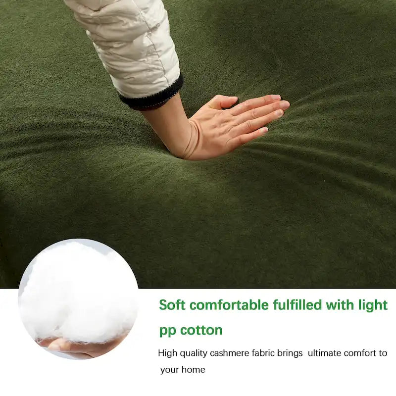 129.5 Divano componibile minimalista a L a 4 posti con chaise longue