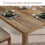39.4 Inches Square 2-4 People Dining Table with Solid Wood Legs for Living Room Dining Room