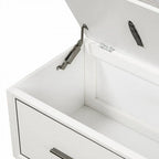 Shoe Bench with Removable Cushion and Hidden Storage for Entryway and Living Room Organization