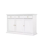 Tvilum, Sideboard with 3 Doors and 3 Drawers, White