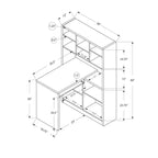 Facing Corner Desk White - EveryRoom