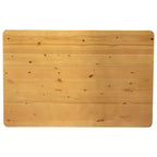 Table de salle à manger de ferme rectangulaire en pin massif 46 x 30 Flash Furniture