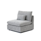 Large Linen Corner Sectional Sofa Couch for Living Room Set