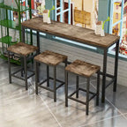 Pub Table Set with 3 Stools