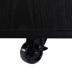 Multi-Function Modern Lift-Top Coffee Table with Hidden Storage, 4 Stools and Casters, Perfect for Modern Living Spaces