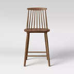 24 Harwich High Back Windsor Counter Height Barstool with Footrest - Threshold